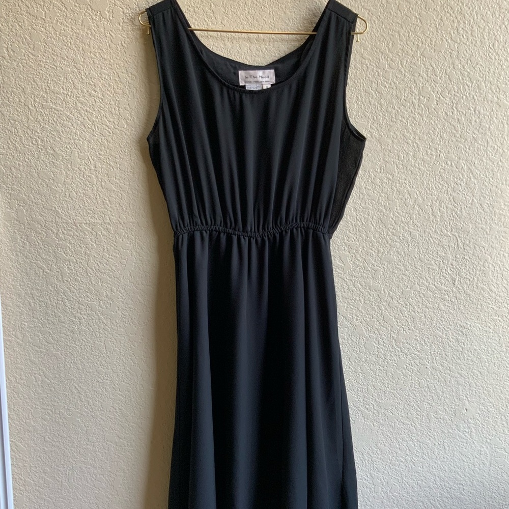 Empire waist flowy chiffon dress